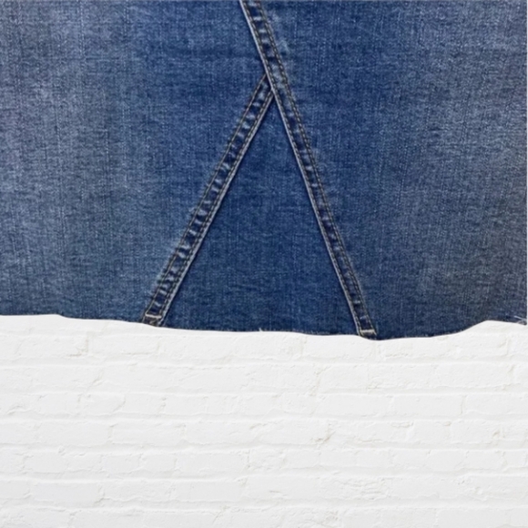 Junarose raw hem denim skirt - Picture 4 of 5